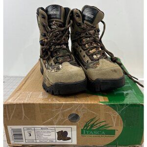 Itasca Youth Grove Insulated Waterproof Hunting Boots Realtree Xtra 3 Boys Sz. 3